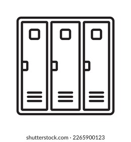 locker icon vector illustration logo deisgn