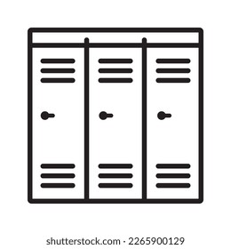 locker icon vector illustration logo deisgn