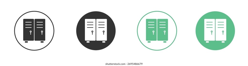 Locker icon vector pictogram for ui ux interface elements