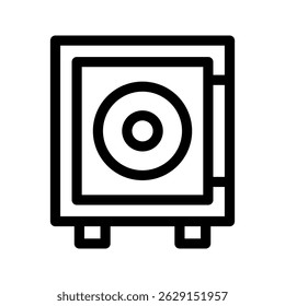 Locker Icon Vector Symbol Design Illustration