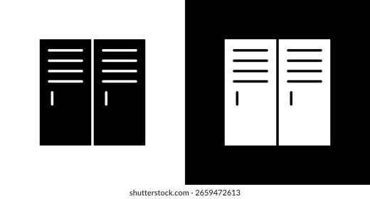 Vector de icono de armario, símbolo, ilustraciones de logotipo
