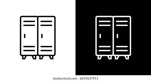 Vector de icono de armario, símbolo, ilustraciones de logotipo