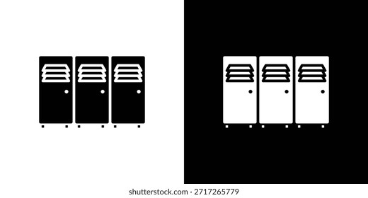 Vector de icono de armario, símbolo, ilustraciones de logotipo