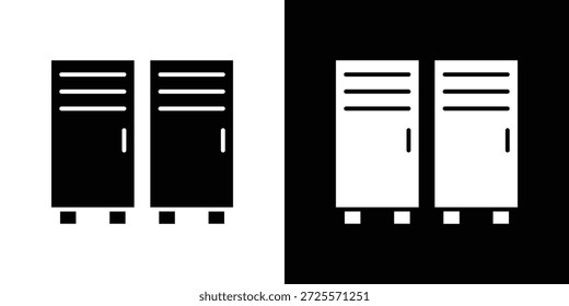Vector de icono de armario, símbolo, ilustraciones de logotipo