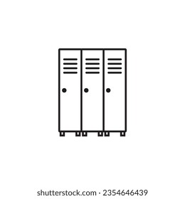 locker icon vector template illustration logo design