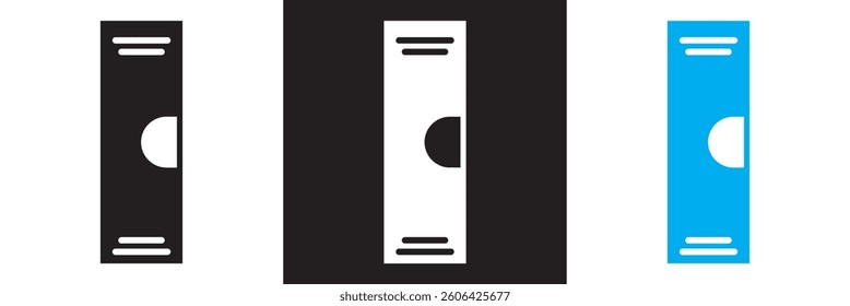 locker icon. Vector for websites, mobile interfaces, presentations, and visual branding. Vector illustration. isolated on white and black background. EPS 10