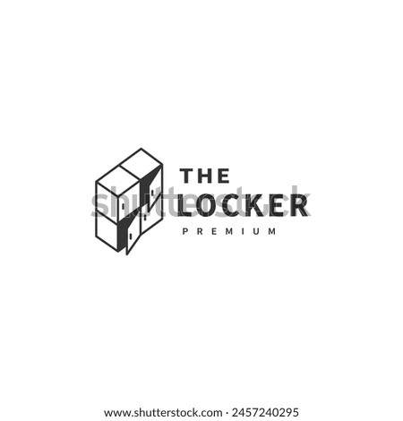 the locker logo design illustration 2