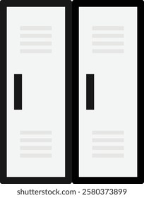 Locker Money Finance Icon Vector Flat Illustration