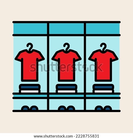 Locker room icon with in-game jersey and kit