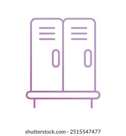 Icono de vestuario con fondo blanco Vector Ilustración de stock