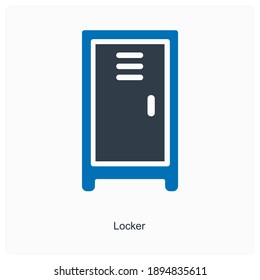 Concepto de icono de localizador o seguro