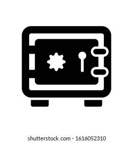 Locker, Safe icon, vector graphics
