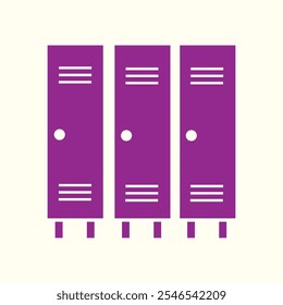 Locker trendy artwork pretty abstract vector illustration colorful applied design.eps