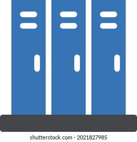 ilustración vectorial locker aislada en un fondo transparente. Iconos vectoriales de arrastre para gráficos de concepto o web.