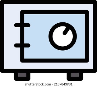 locker vector illustration isolated on a transparent background. glyph vector icons for concept or web graphics.