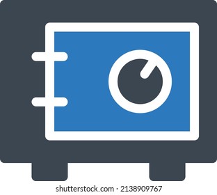 ilustración vectorial locker aislada en un fondo transparente. iconos vectoriales de glifo para el concepto o gráficos web.