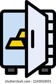 locker Vector illustration on a transparent background.Premium quality symmbols.Stroke vector icon for concept and graphic design.