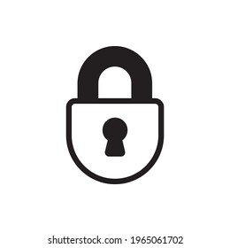 Locker Vector Solid Icon. Banking and Finance Symbol EPS 10 File