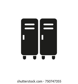 Lockers in changing room icon