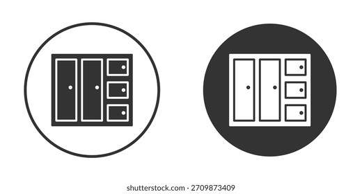 Paquete de signos de icono de taquillas. Símbolos de Vector para Diseños gráficos