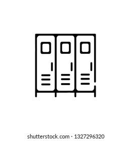 Lockers icon vector eps10