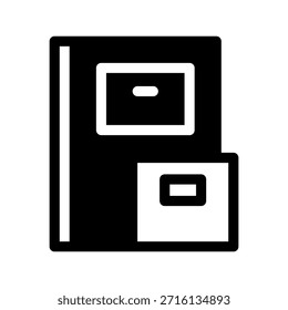 Lockers Icon Vector Symbol Design Illustration