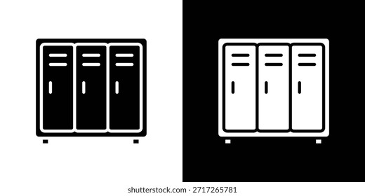 Vector de icono de armarios, símbolo, ilustraciones de logotipo