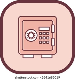 Lockers Line vector Icon Design
