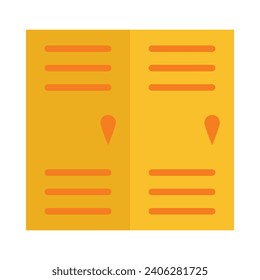 Lockers Vector Flat Icon For Personal And Commercial Use.
