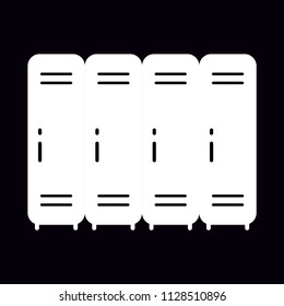 Lockers vector icon