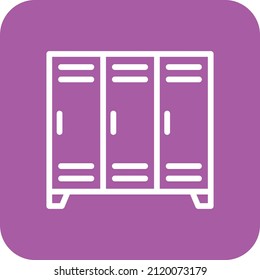 Lockers Vector Icon Design Illustration