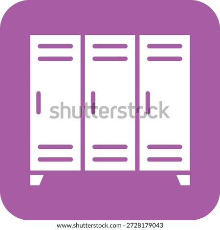 Lockers Vector Icon Design Illustration