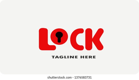 locking logo vector that is cool and simple