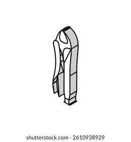 locking pliers isometric icon vector. locking pliers sign. isolated symbol illustration