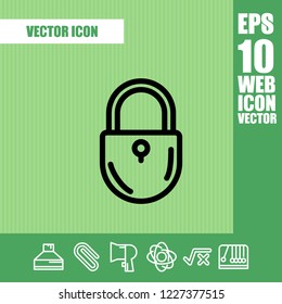 lockpad icon vector