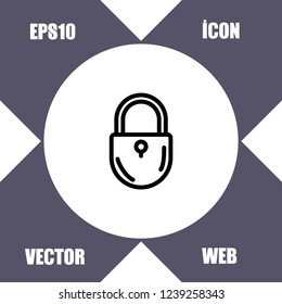 lockpad icon vector