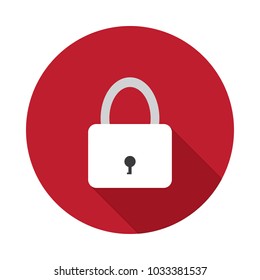 locks flat icon