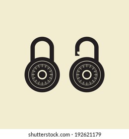 Locks icon - Vector