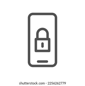 Locks related icon outline and linear vector.