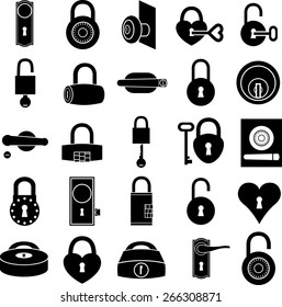 locks symbols set