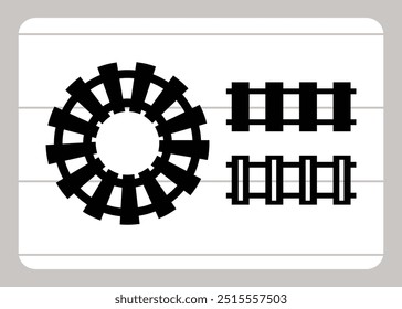 Locomotora EPS, Vector de locomotora, Pista de ferrocarril, pista de carretera, motor de vapor, Choo Choo Train, tren, motor de carbón, motor de tren,