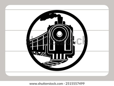 Locomotive EPS, Train Locomotive Vector, Railroad Track, Road track, Steam Engine, Choo Choo Train, Train, Coal engine, train engine,