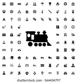 locomotive icon illustration isolated vector sign symbol