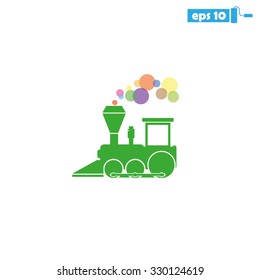 Locomotive Icon Vector