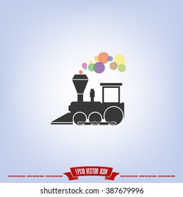 Locomotive Icon Vector