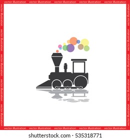 Locomotive Icon Vector.