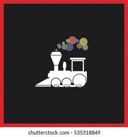 Locomotive Icon Vector.