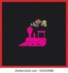 Locomotive Icon Vector.