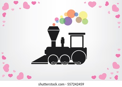 Locomotive Icon Vector