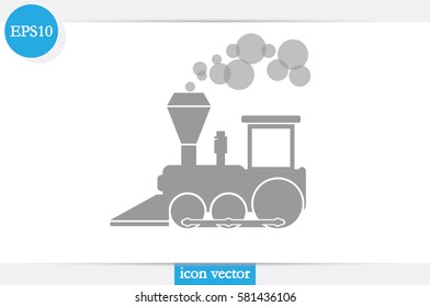 Locomotive Icon Vector.